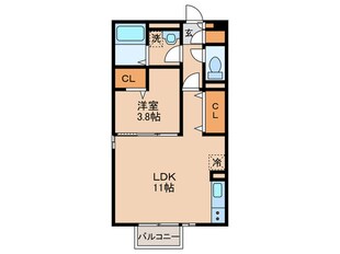 リビングタウン出町の物件間取画像